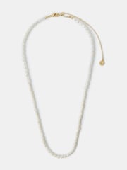 Accessorize Gold 14ct Plated Seed Pearl Necklace - Image 1 of 2