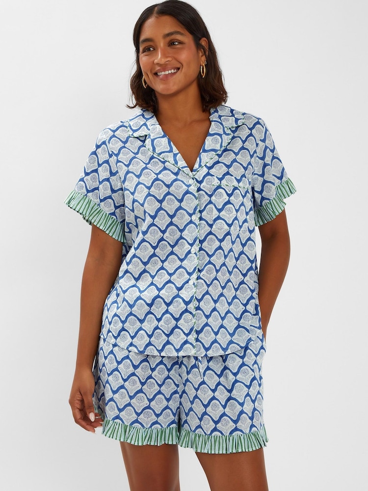 Accessorize Dandelion Print 100% Cotton Pyjamas Set - صورة 1 من 4