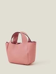 Accessorize Pink Top Handle Faux Leather Cross-Body Bag - Image 1 of 4