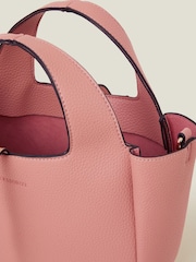 Accessorize Pink Top Handle Faux Leather Cross-Body Bag - Image 3 of 4