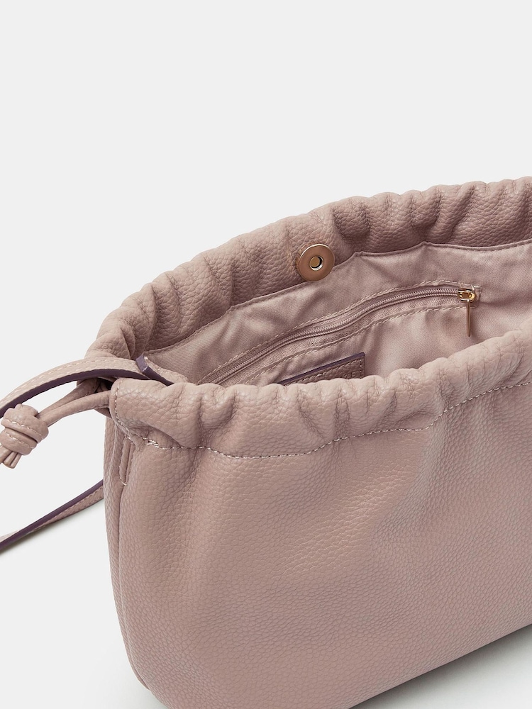 Accessorize Natural Drawstring Cross-Body Bag - Image 2 of 3