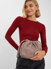 Accessorize Natural Drawstring Cross-Body Bag - Image 3 of 3