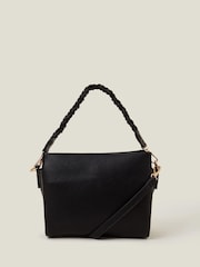 Accessorize Braid Strap Faux Leather Cross-Body Bag - Slika 1 iz 3