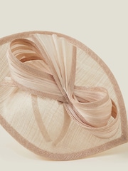 Accessorize Natural Cream Teardrop Bow Fascinator Hat - Image 3 of 3