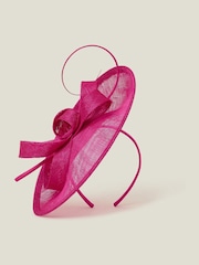 Accessorize Pink Loop Quil Disc Fascinator Hat - Image 2 of 3