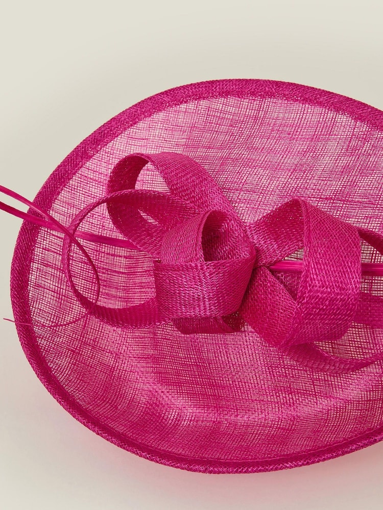 Accessorize Pink Loop Quil Disc Fascinator Hat - Image 3 of 3