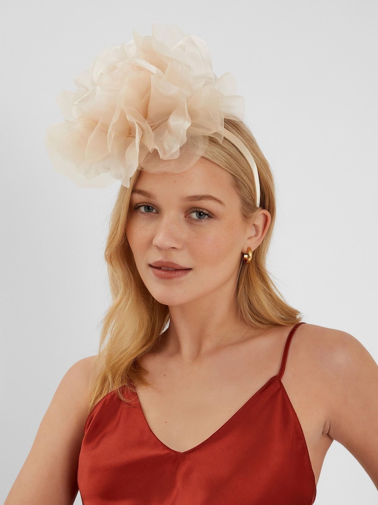 Accessorize Natural Oversized Corsage Headband - Image 3 of 3 Accessorize Natural Oversized Corsage Headband - Image 3 of 3