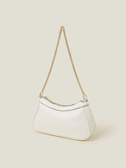 Accessorize White Woven Chain Shoulder Bag - Image 1 of 3