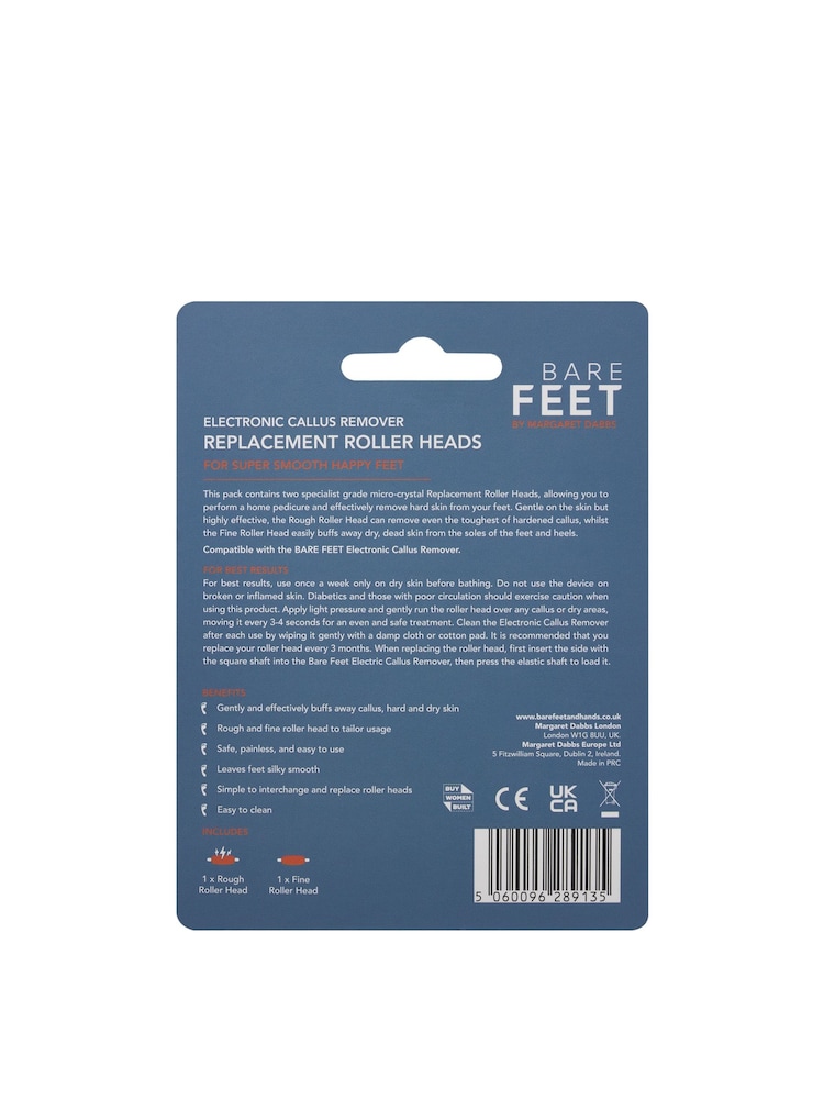 Bare Feet by Margaret Dabbs Electronic Callus Remover Replacement Roller Heads - Image 3 of 3