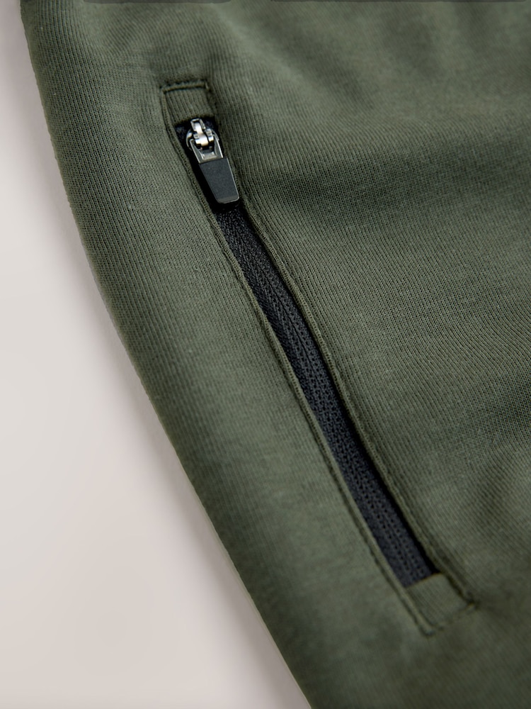 Khaki Green Tech Sportswear Zip Through Hoodie (3-16yrs) - Image 5 of 5 Khaki Green Tech Sportswear Zip Through Hoodie (3-16yrs) - Image 5 of 5