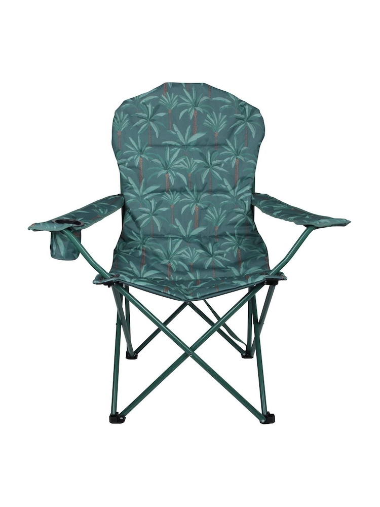 Mountain Warehouse Green Lightweight Patterned Deluxe King Chair - Image 1 of 5 Mountain Warehouse Green Lightweight Patterned Deluxe King Chair - Image 1 of 5