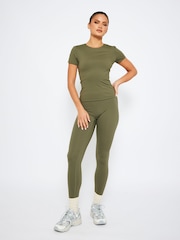 South Beach Green Cap Sleeve T-Shirt - Image 4 of 4