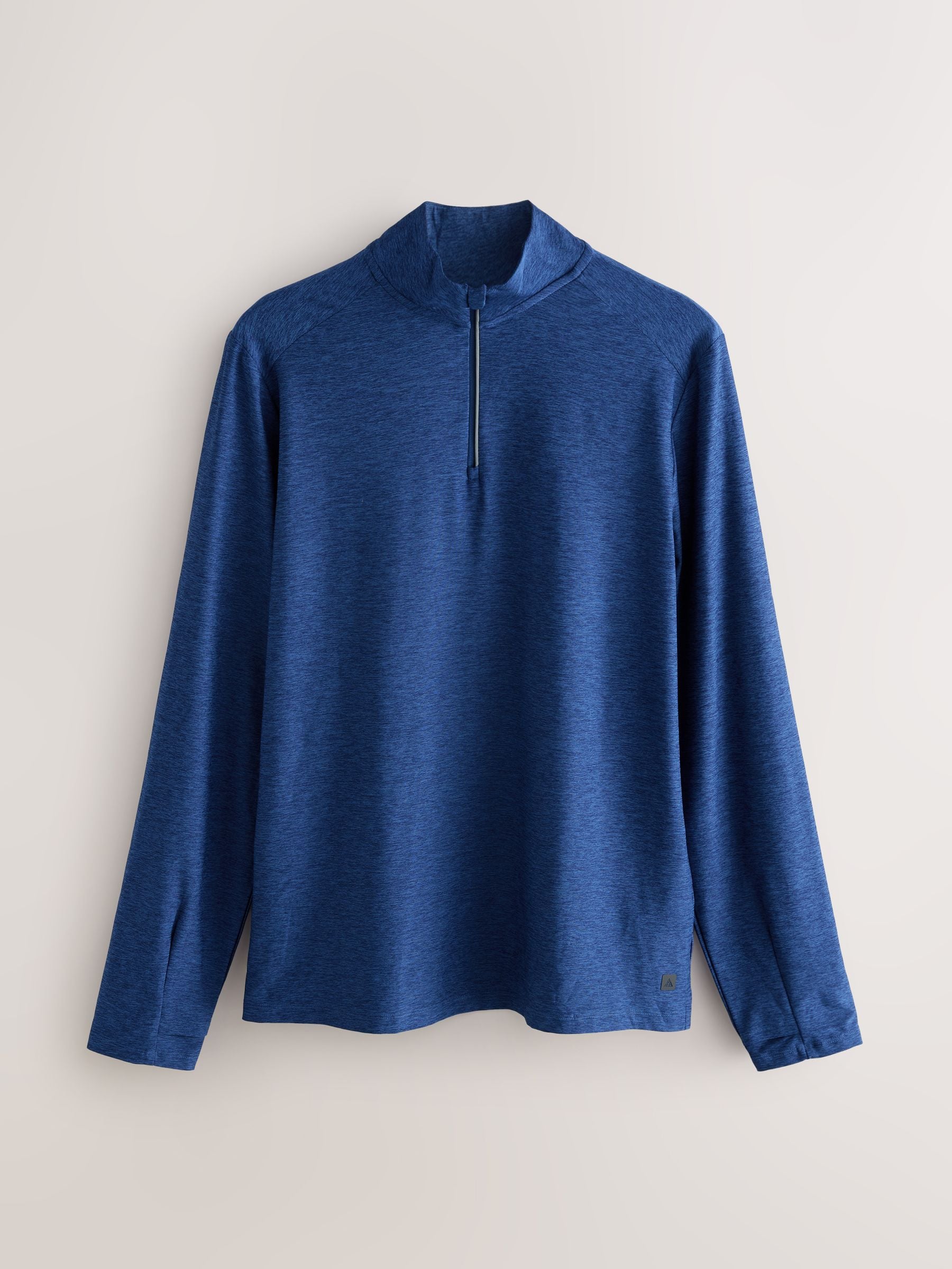 Buy Cobalt Blue Active Training Gym Quarter Zip Sweater from Next