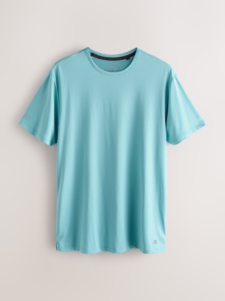Blue/Black/Green Active Gym Training T-Shirt - Image 2 of 6