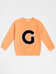 GEN Orange Crew Neck G Logo Sweater - Image 2 of 5