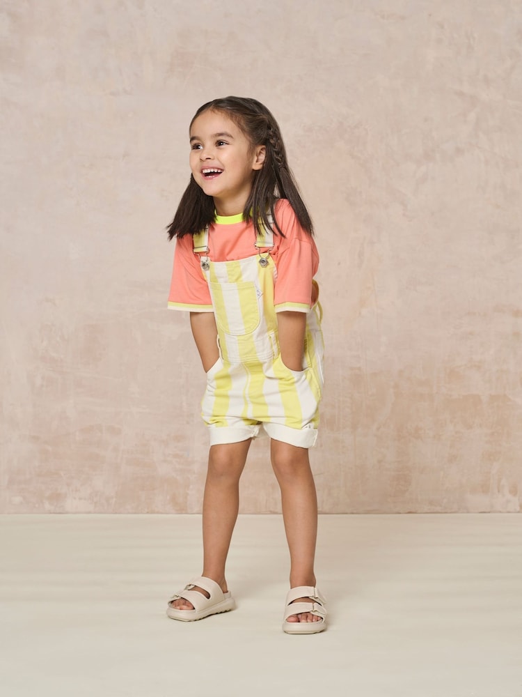 GEN Striped Shorts Dungaree - Image 1 of 5