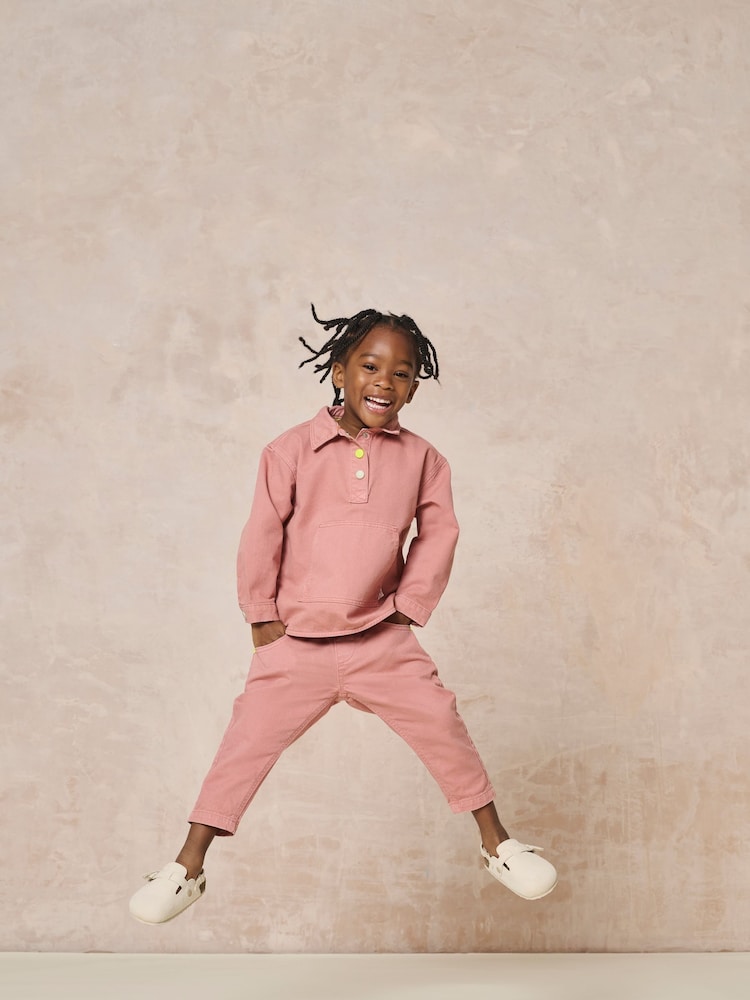 GEN Pink Woven Trousers - Image 1 of 5