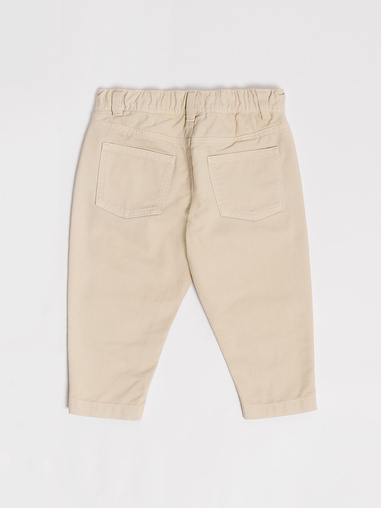 GEN Cream Woven Trousers - Image 4 of 4