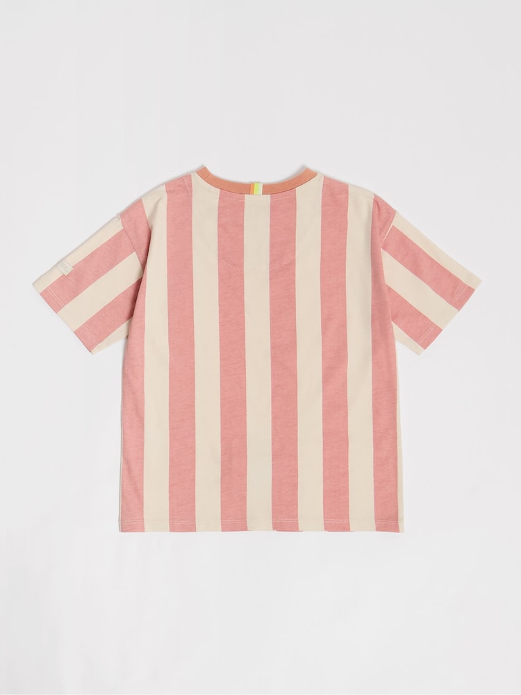 GEN Pink Striped T-Shirt - Image 2 of 4