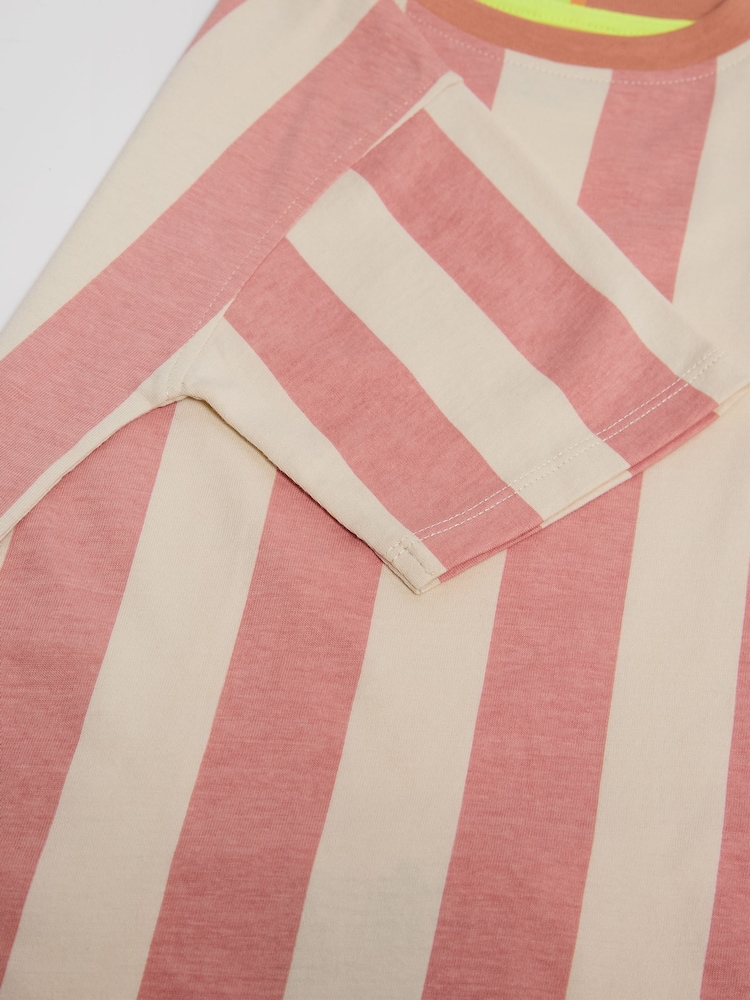 GEN Pink Striped T-Shirt - Image 4 of 4