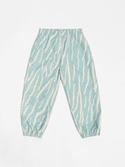 GEN Green Animal Print Shower Resistant Rain Trousers - Image 1 of 4