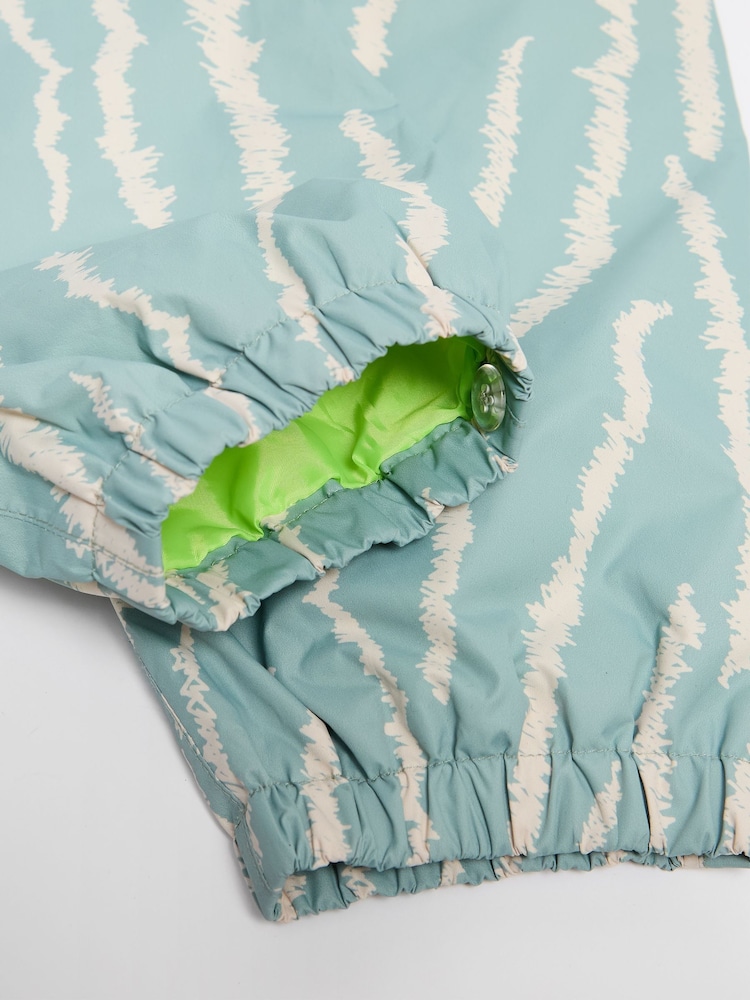 GEN Green Animal Print Shower Resistant Rain Trousers - Image 3 of 4