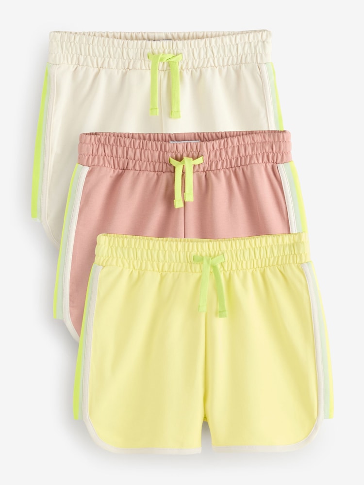 GEN Pink 3 Pack Side Tape Detail Shorts - Image 1 of 1