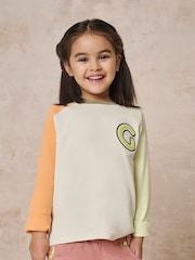 GEN Long Sleeved Raglan Boucle Patch T-Shirt - Image 1 of 5