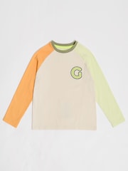 GEN Long Sleeved Raglan Boucle Patch T-Shirt - Image 2 of 5