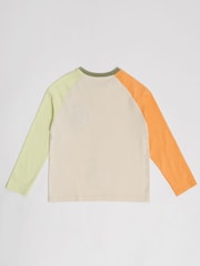 GEN Long Sleeved Raglan Boucle Patch T-Shirt - Image 3 of 5