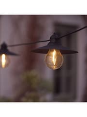 Lights4fun Black Solar Café Lights - Image 3 of 4