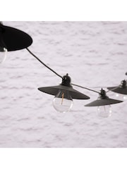 Lights4fun Black Solar Café Lights - Image 4 of 4