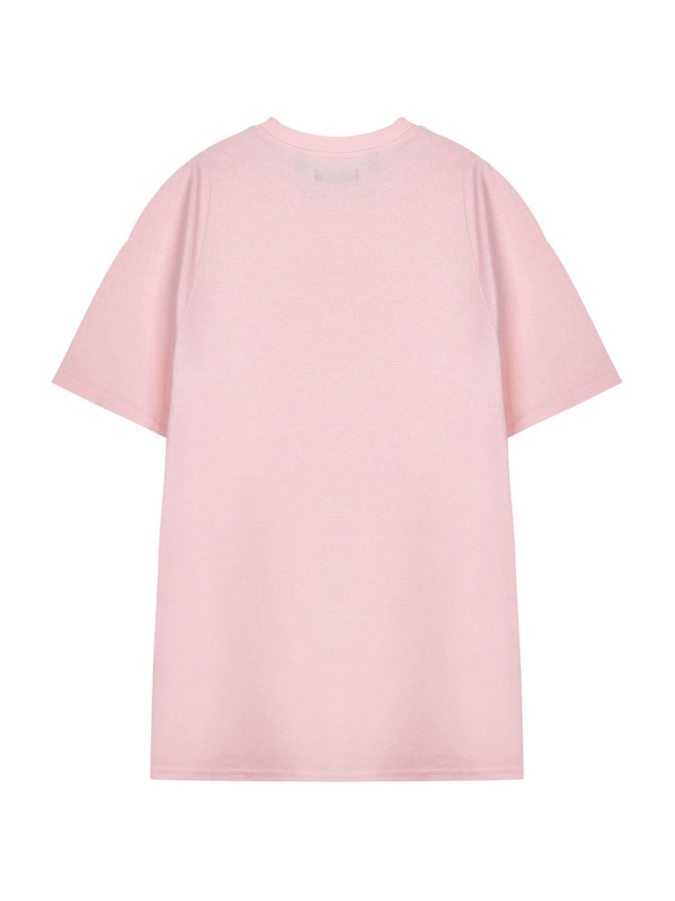 Vanilla Underground Pink Hello Kitty 100% Cotton Short Sleeve T-Shirt - Image 2 of 5 Vanilla Underground Pink Hello Kitty 100% Cotton Short Sleeve T-Shirt - Image 2 of 5