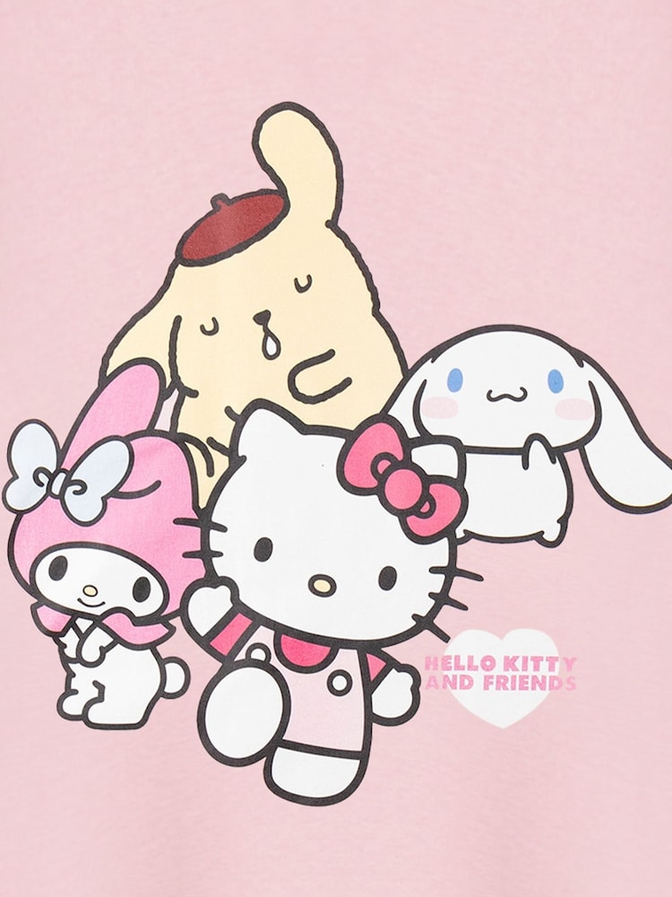 Vanilla Underground Pink Hello Kitty 100% Cotton Short Sleeve T-Shirt - Image 5 of 5 Vanilla Underground Pink Hello Kitty 100% Cotton Short Sleeve T-Shirt - Image 5 of 5