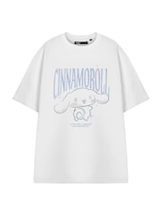 Vanilla Underground White Womens Hello Kitty Short Sleeve 100% Cotton T-Shirt - Image 1 of 5