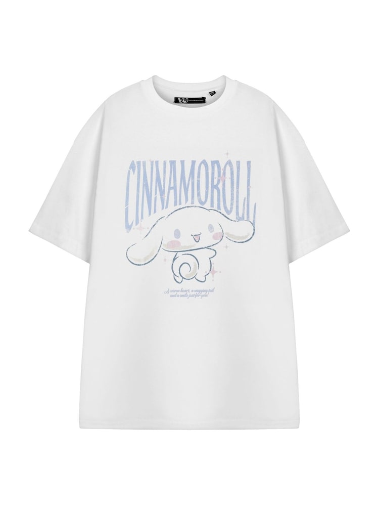 Vanilla Underground White Womens Hello Kitty Short Sleeve 100% Cotton T-Shirt - Image 1 of 5 Vanilla Underground White Womens Hello Kitty Short Sleeve 100% Cotton T-Shirt - Image 1 of 5