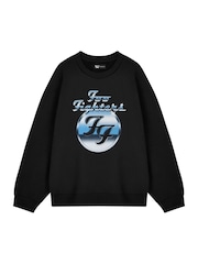 Vanilla Underground Black Foo Fighters 100% Cotton Sweatshirt - Image 1 of 6