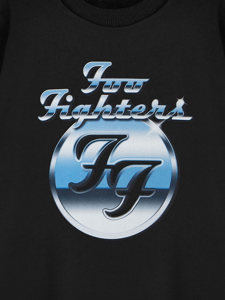 Vanilla Underground Black Foo Fighters 100% Cotton Sweatshirt - Image 6 of 6