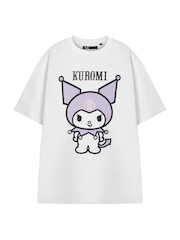 Vanilla Underground White Womens Hello Kitty Short Sleeve 100% Cotton T-Shirt - Image 1 of 5