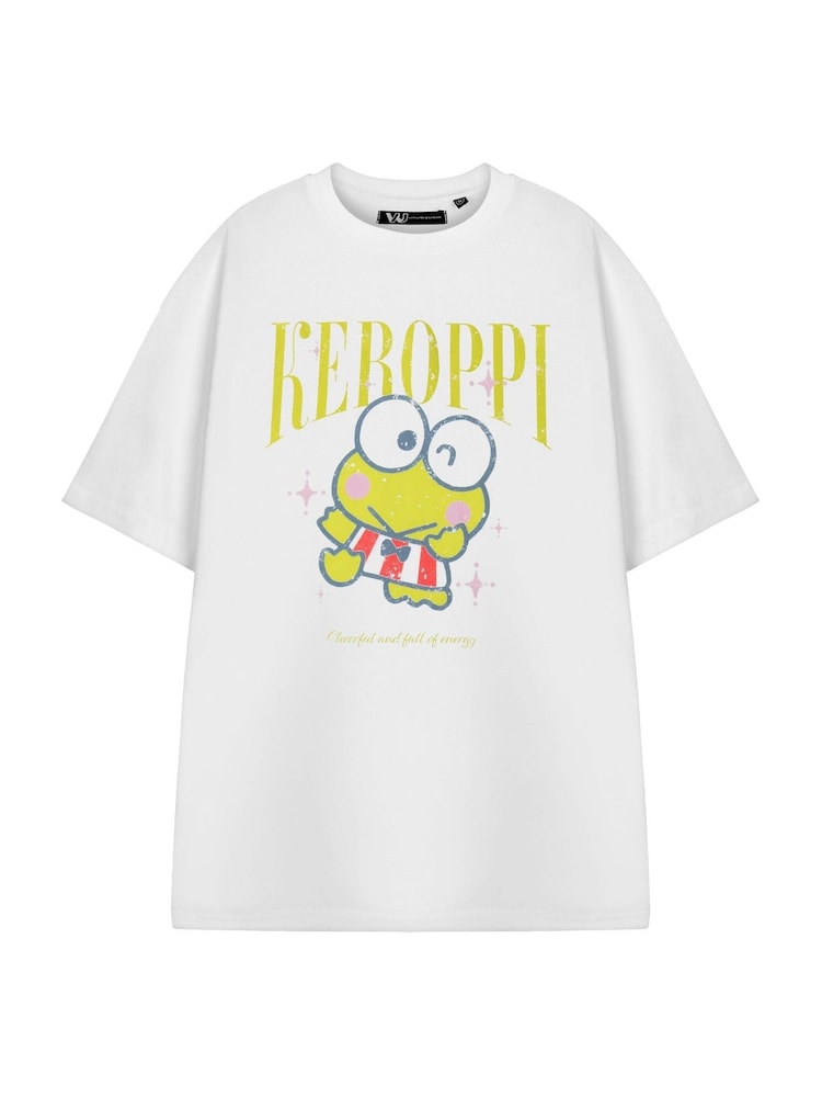 Vanilla Underground White Hello Kitty Short Sleeve 100% Cotton T-Shirt - Image 1 of 5 Vanilla Underground White Hello Kitty Short Sleeve 100% Cotton T-Shirt - Image 1 of 5