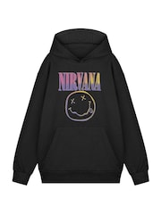 Vanilla Underground Black Nirvana 100% Cotton Hoodie - Image 1 of 6
