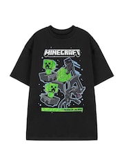 Vanilla Underground Black Mens Minecraft Short Sleeve 100% Cotton T-Shirt - Image 1 of 6