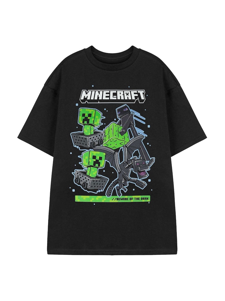 Vanilla Underground Black Mens Minecraft Short Sleeve 100% Cotton T-Shirt - Image 1 of 6