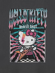 Vanilla Underground Grey Womens Hello Kitty Short Sleeve 100% Cotton T-Shirt - Image 3 of 5