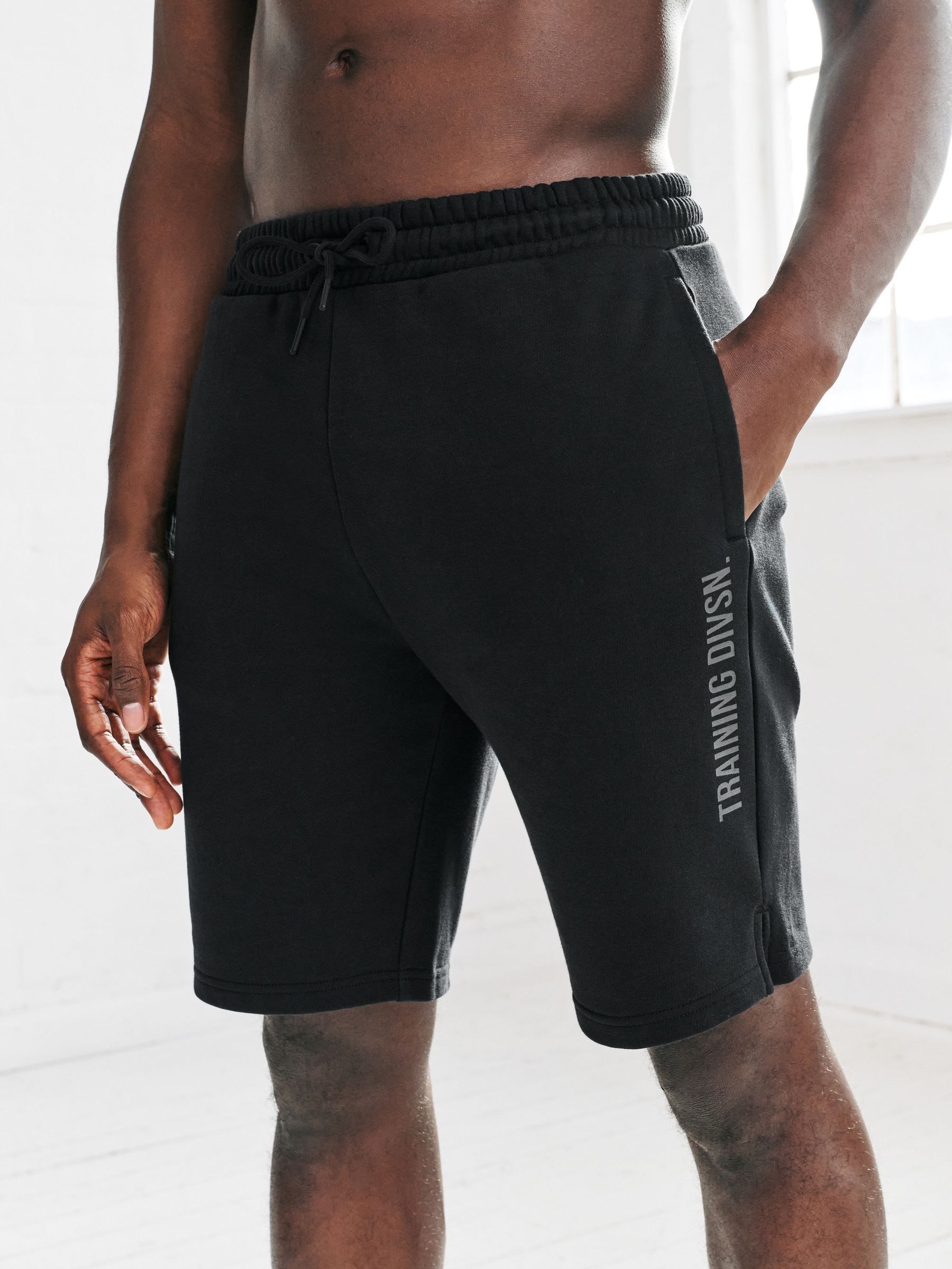Buy Black Jersey Shorts from Next USA