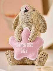 Baby Girl Born in 2026 Bunny Ornament - Afbeelding 2 van 4
