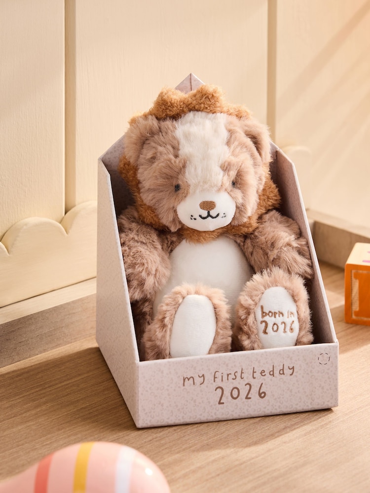 Natural Safari Born in 2026 Lion Soft Toy - Image 1 of 5