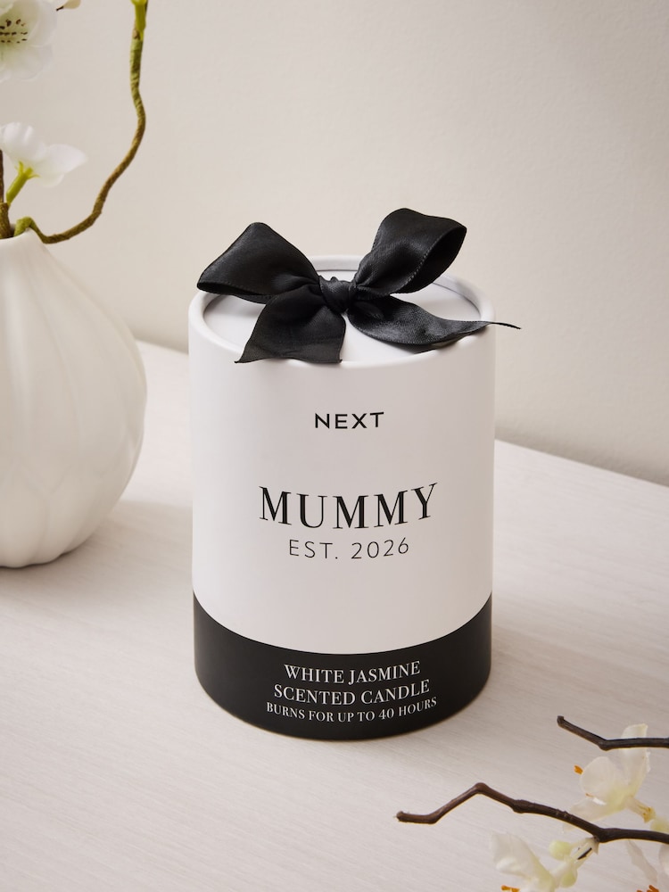 Black/White Est 2026 Mummy Candle - Image 2 of 4