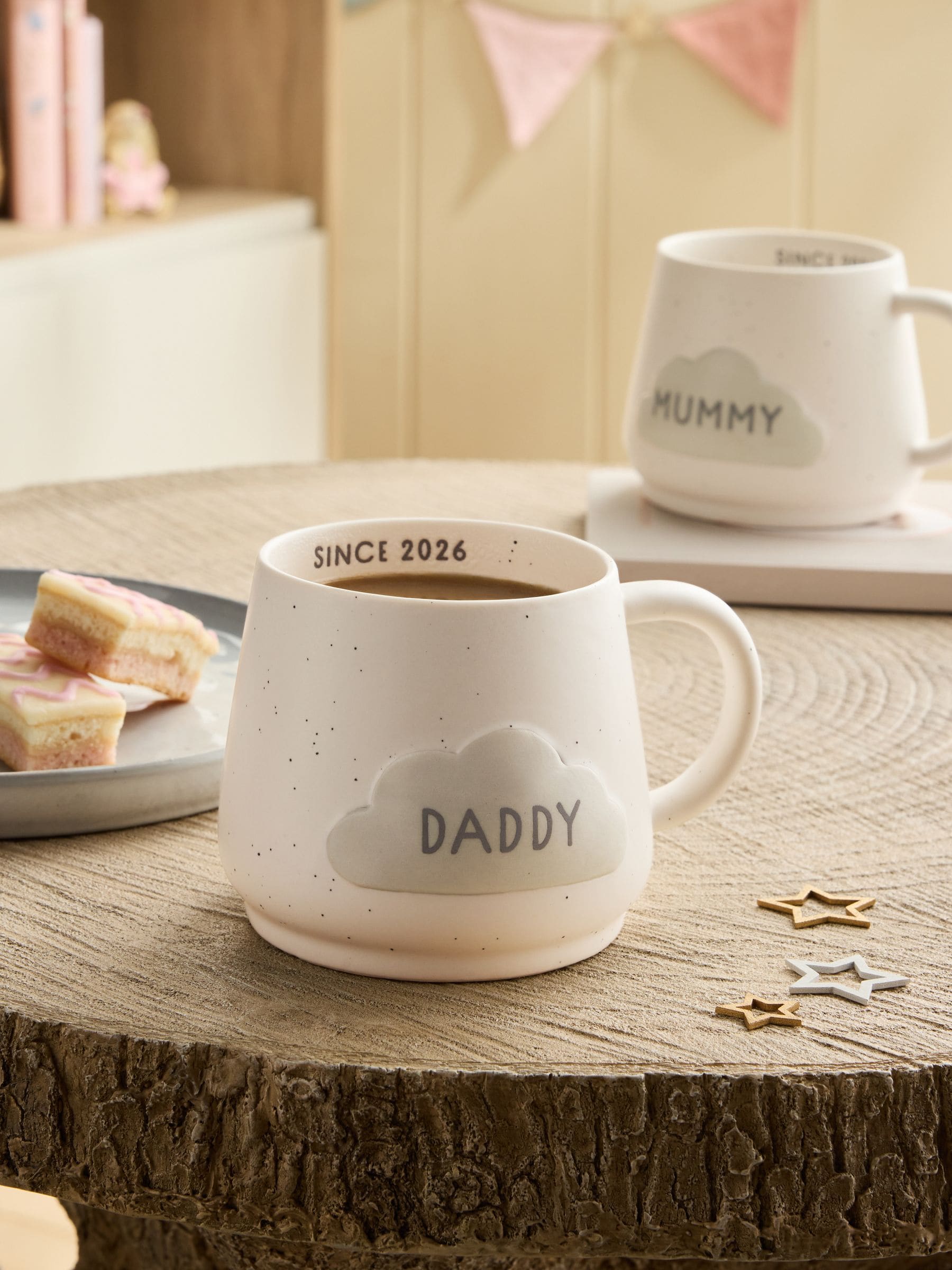 Buy Daddy Est 2026 Cloud Mug from Next USA