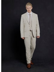 Коричневый - River Island Slim Fit Check Jacket - Image 3 of 7